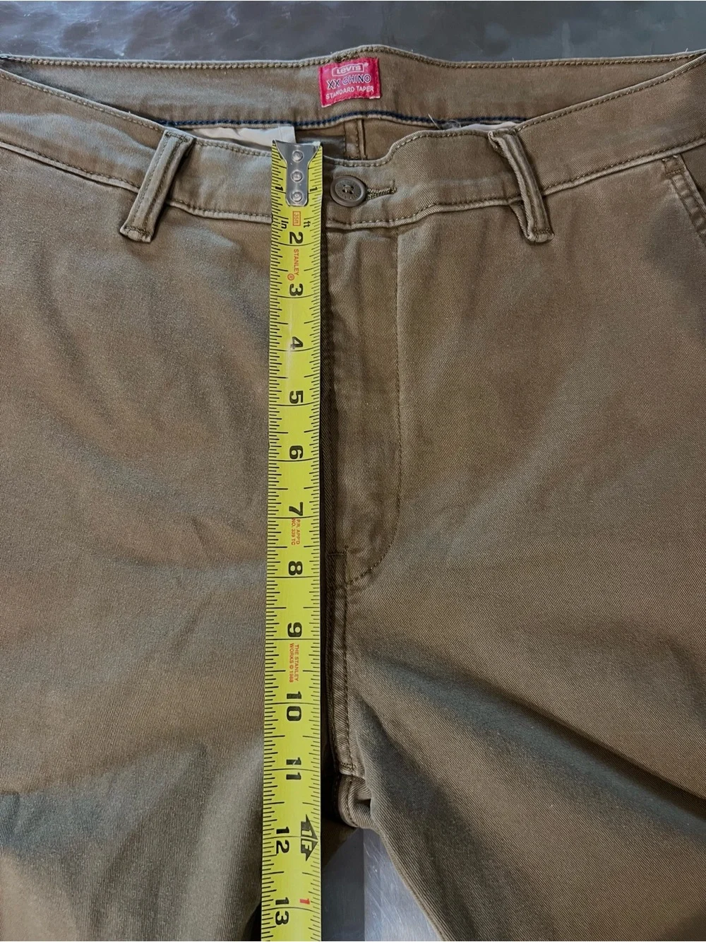 Levi's Men's Tan XX Chino Tapered Leg Size 34x33